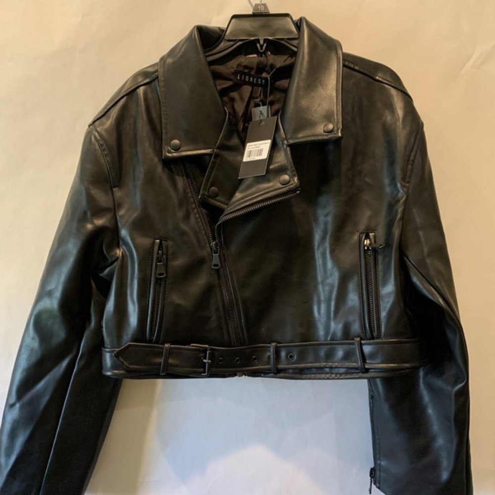 BNWT - Lioness Staten Island Leather Jacket - M